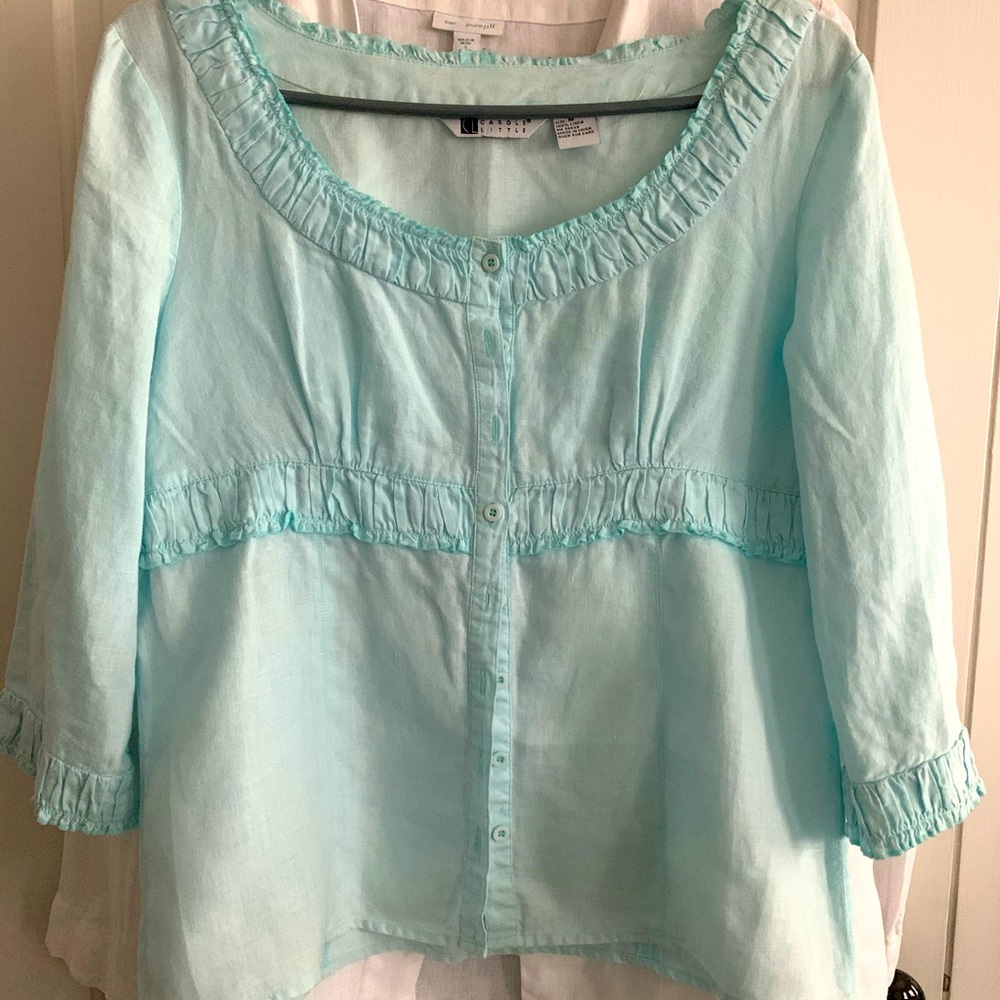 Carole Little Linen Top